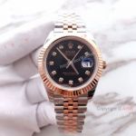(EW) Replica Rolex Datejust II 41mm Black Diamond Face Replica Watch ETA3255